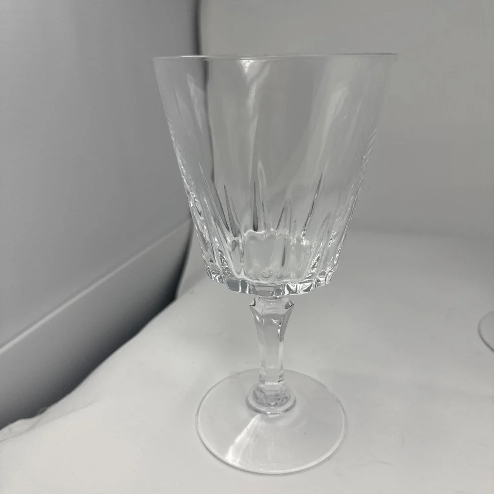 Cristal D'Arques Versailles Water Goblets Set of 4‎ Cut Crystal France 12oz
